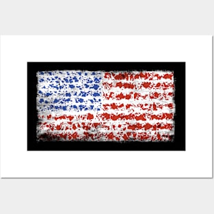 usa flag Posters and Art